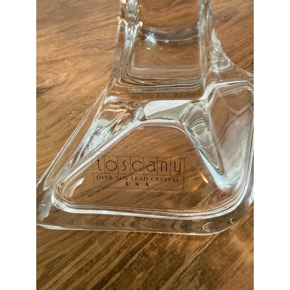 Vintage Pair Crystal‎ Tulip 8